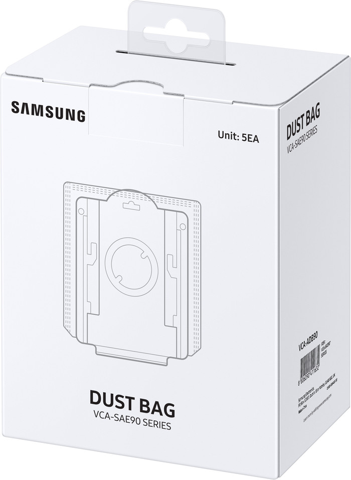 Samsung Vacuum Cleaner Bags Clean Station VCA-ADB90/VT packaging