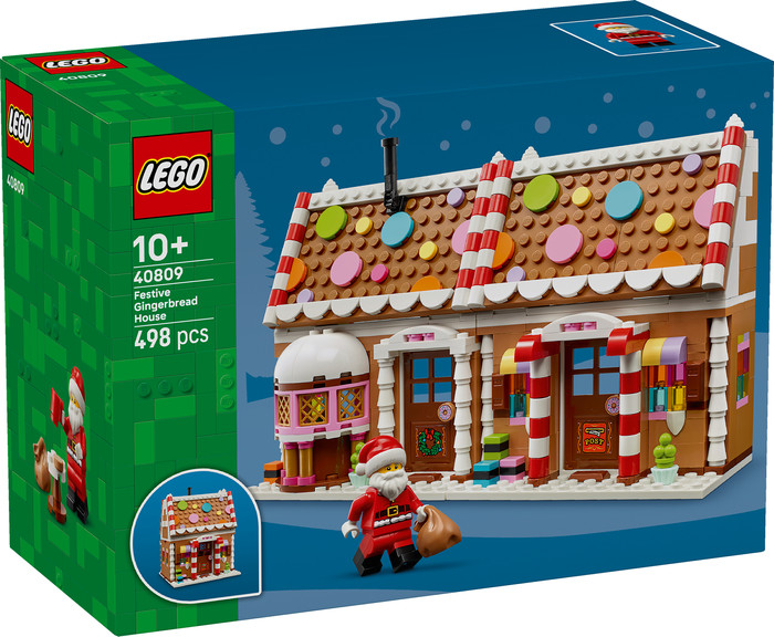 LEGO Winters Peperkoekhuisje 40809 verpakking