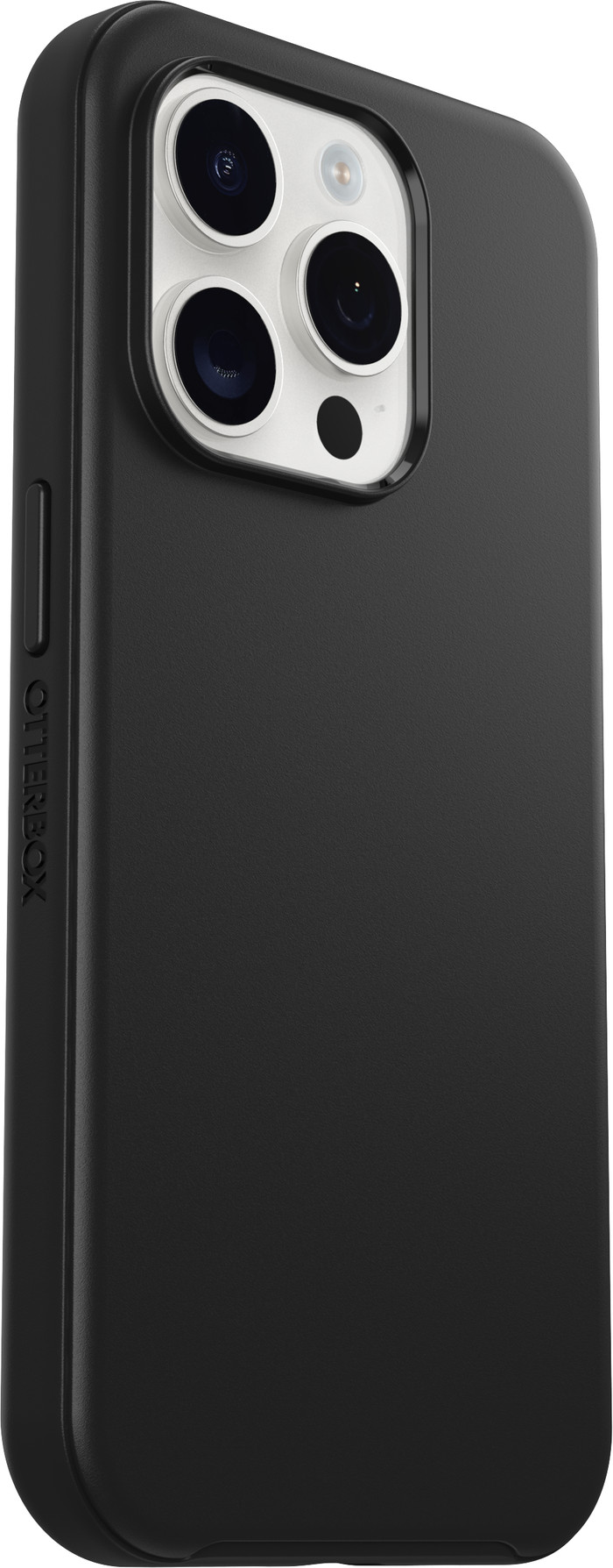 Otterbox Symmetry Apple iPhone 15 Pro Back Cover Zwart rechterkant