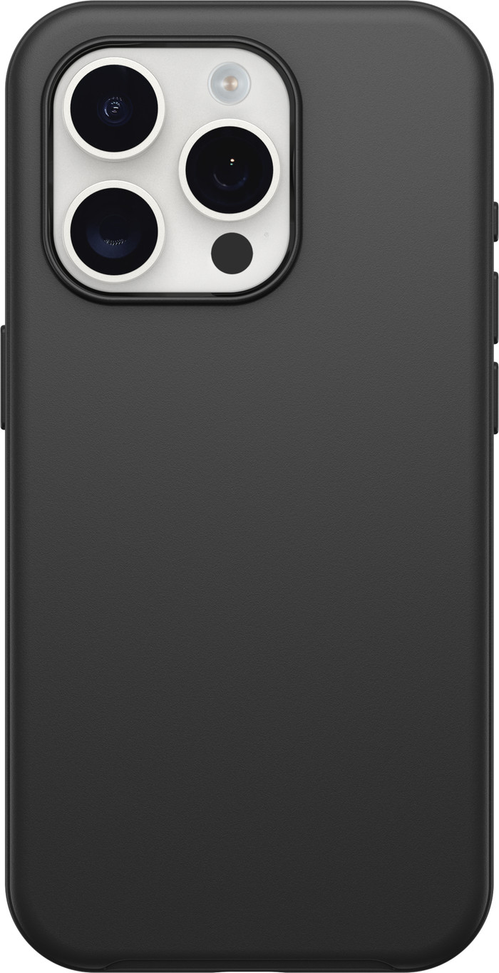 Otterbox Symmetry Apple iPhone 15 Pro Back Cover Zwart achterkant