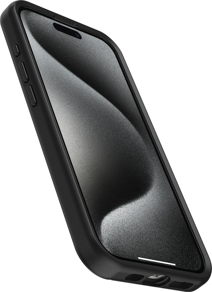 Otterbox Symmetry Apple iPhone 15 Pro Back Cover Zwart onderkant
