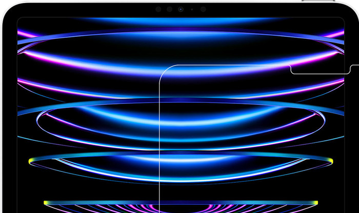 BlueBuilt Apple iPad Pro (2022) 12.9-inch Screen Protector Glass detail