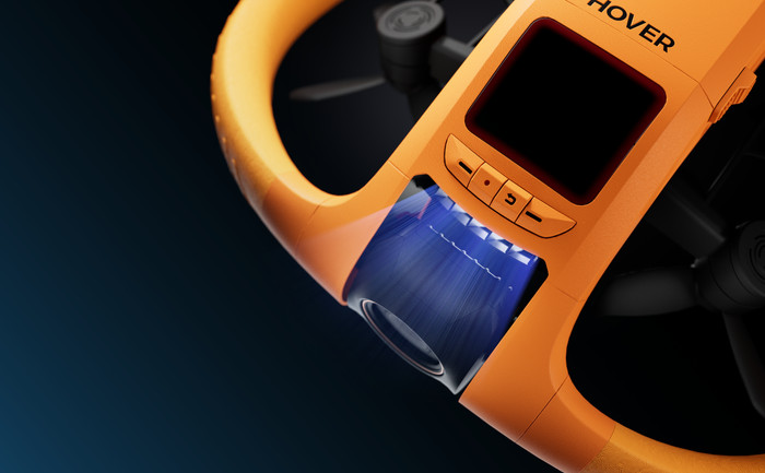 HOVERAir Aqua Basic Combo product in gebruik