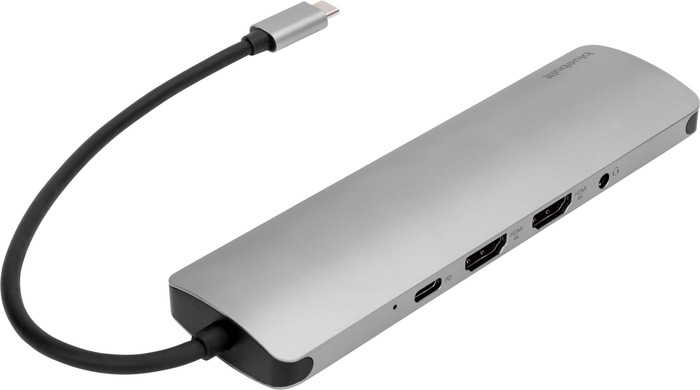 BlueBuilt 9-in-1 Dual HDMI Docking Station met USB-C bovenkant