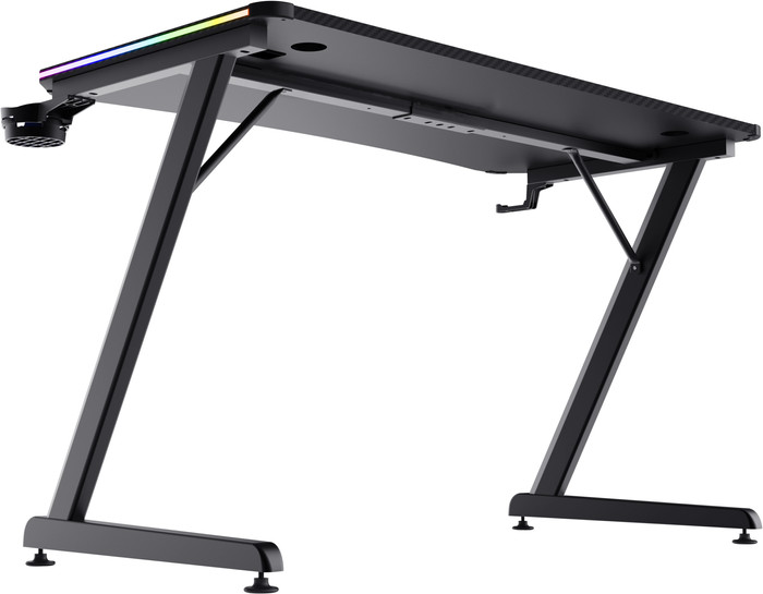 Trust GXT709 Luminus RGB Game Bureau Zwart achterkant