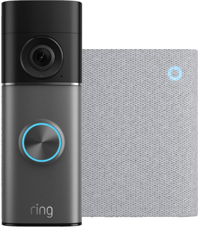 Ring Battery Video Doorbell 4K Pro Grey + Chime Main Image