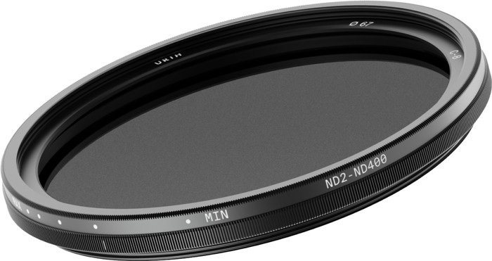 Urth 77mm ND2-400 (1-8.6 Stop) Variable ND Lens Filter voorkant