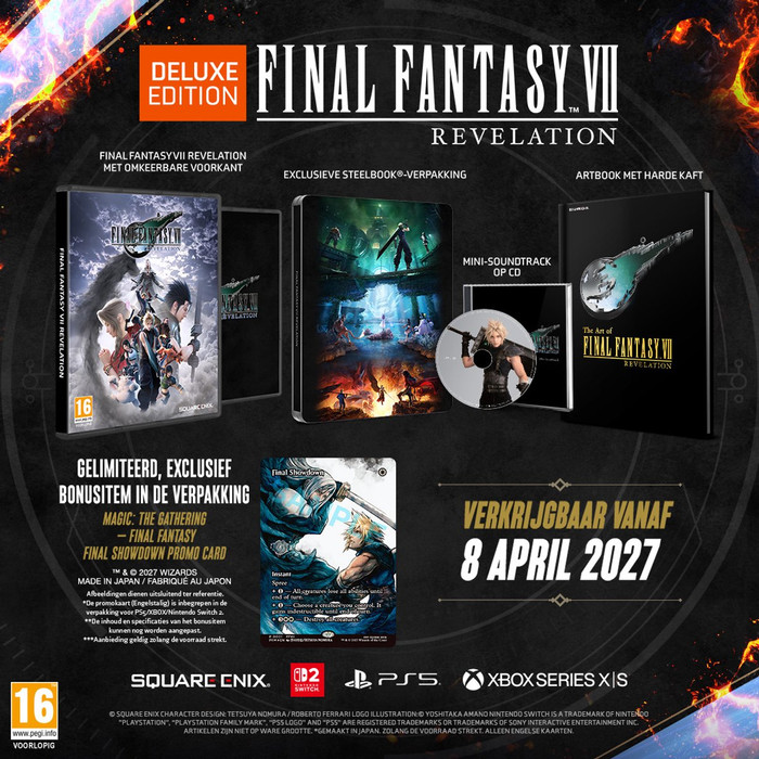 Final Fantasy 7 Revelations Deluxe Edition PS5 visual leverancier