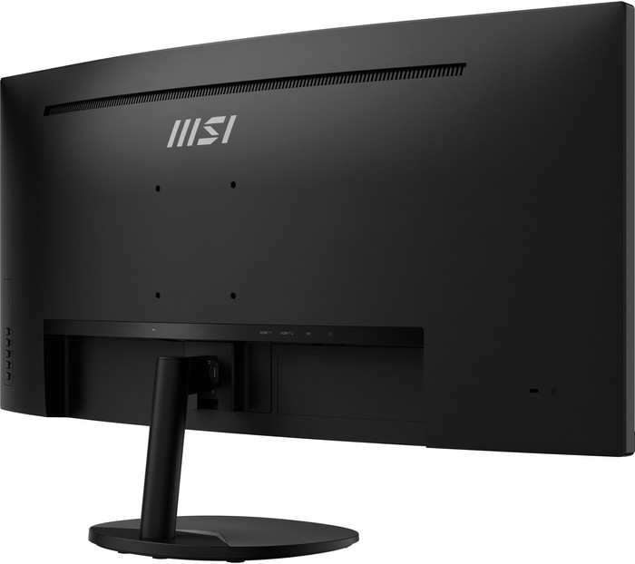 MSI PRO MP341CQ E12 Curved achterkant