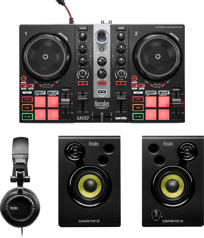 Hercules DJ Learningkit 200 MK combined product