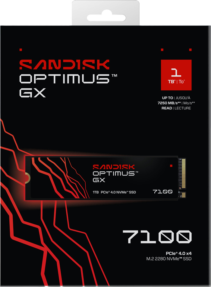 SANDISK Optimus GX 7100 1TB NVMe SSD Main Image