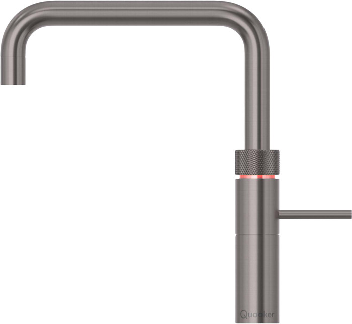 Quooker COMBI+ & Quooker Fusion Square Gunmetal voorkant