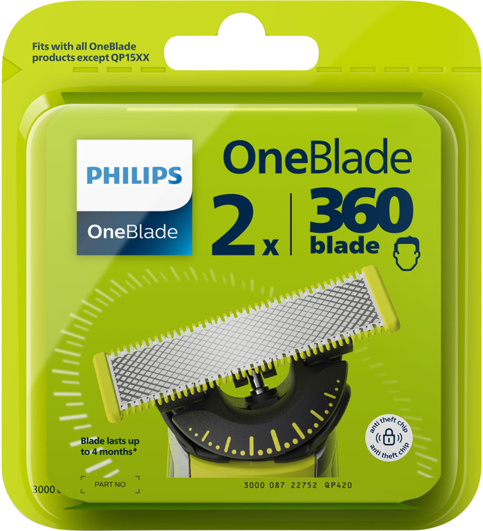 Philips OneBlade 360 Blade QP420/50 packaging
