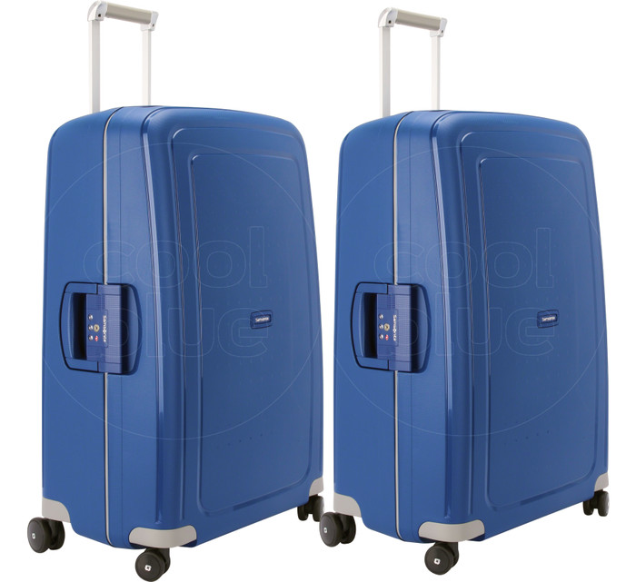 Samsonite S'Cure Spinner 75cm Duo Pack Dark Blue Main Image