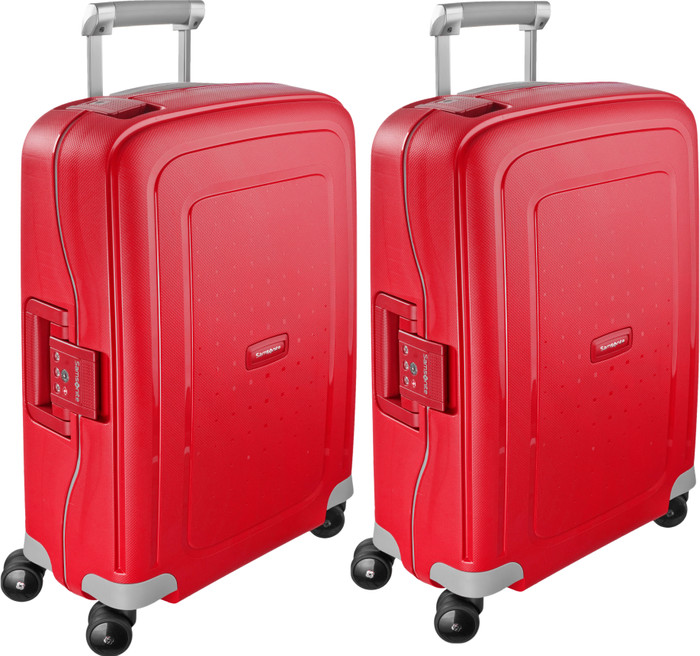 Samsonite S'Cure Spinner 55 cm Crimson Red Duo Kofferset Main Image