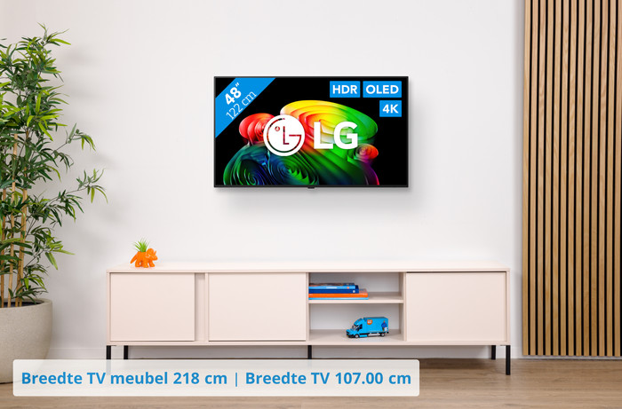 LG OLED 48" B6 (2026) visual Coolblue 1