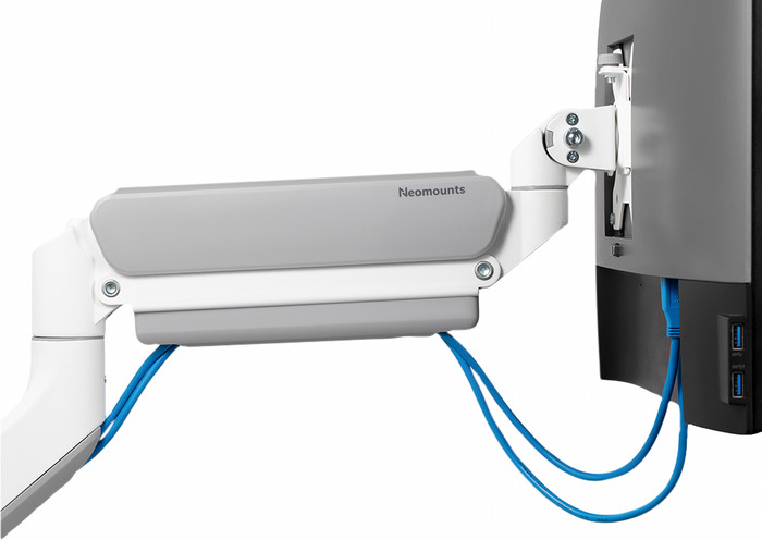 Neomounts NEXT Core DS70-450WH1 Monitorarm Gasgeveerd - Wit detail