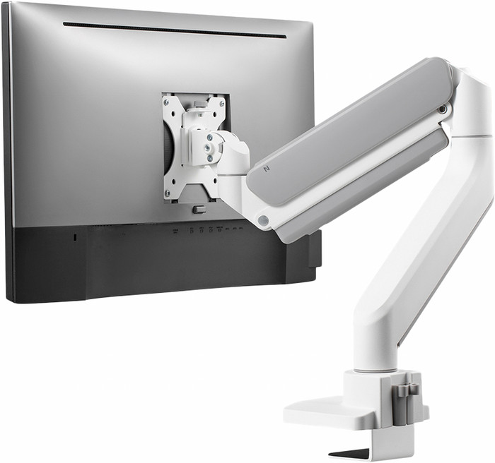 Neomounts NEXT Core DS70-450WH1 Monitorarm Gasgeveerd - Wit achterkant
