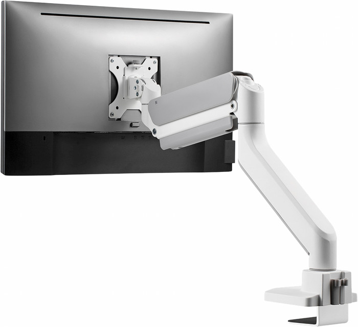 Neomounts NEXT Core DS70-450WH1 Monitorarm Gasgeveerd - Wit achterkant