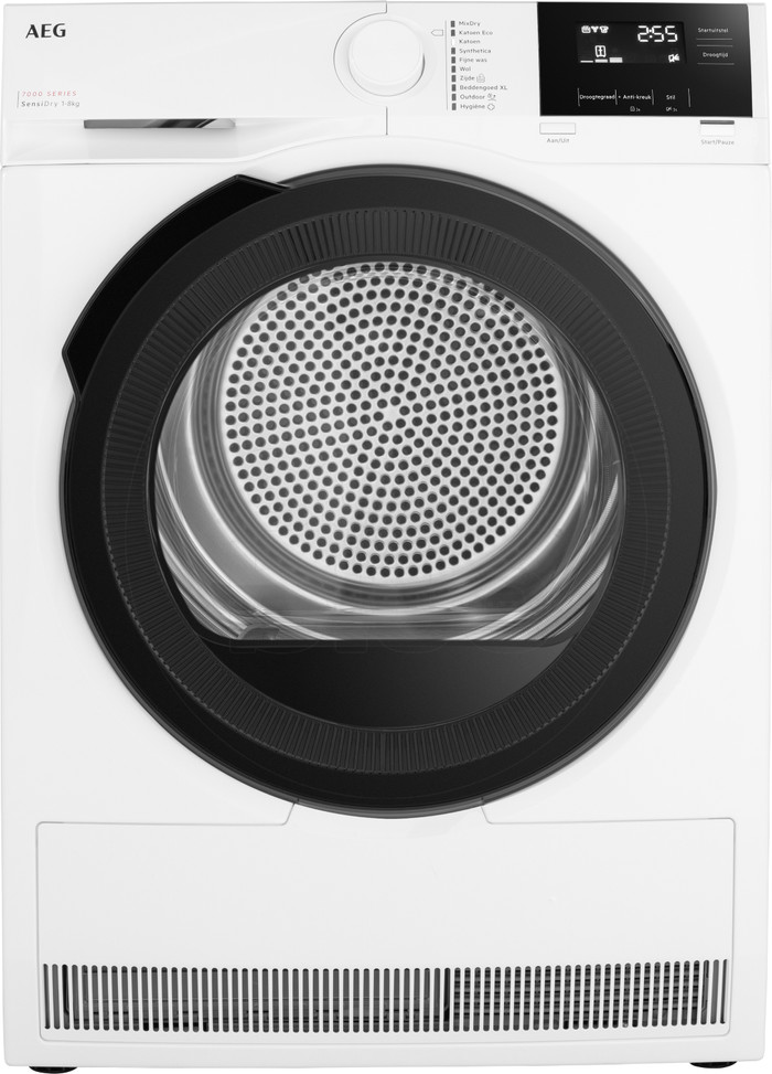 AEG LR7696AAD4 ProSteam + AEG TR7386T4B SensiDry voorkant