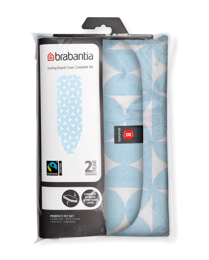 Brabantia Ironing Board Cover B 124x38cm Fresh Breeze packaging