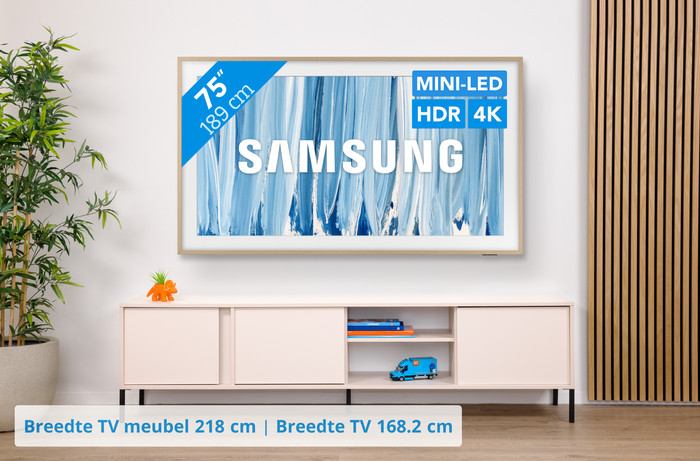 Samsung The Frame Pro 75" (2026) + Samsung HW-S800D Zwart visual Coolblue 1