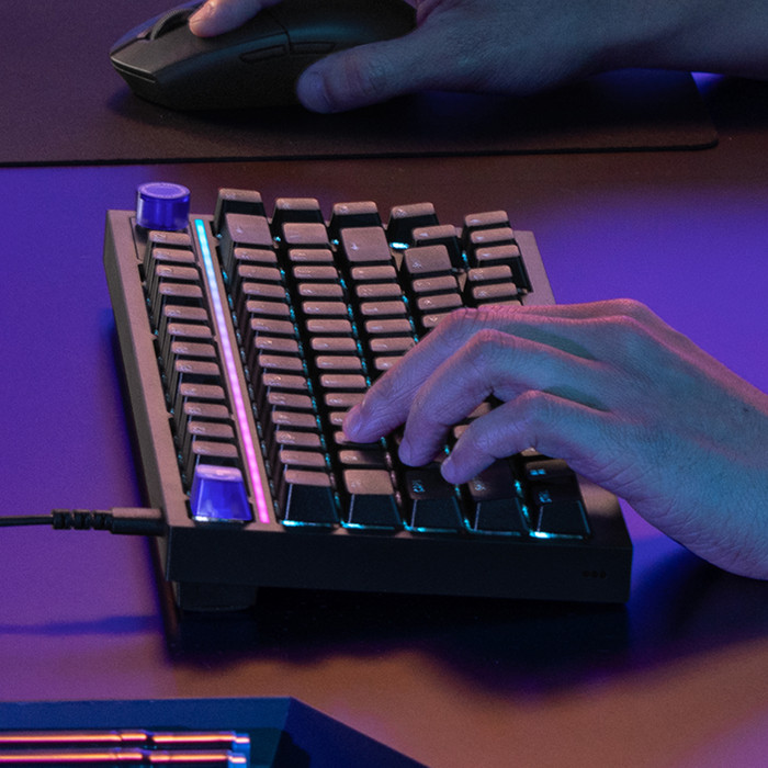 Logitech G316 X 75 Gaming Toetsenbord Zwart Qwerty product in gebruik