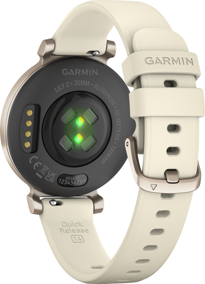 Garmin Lily 2 Cream back