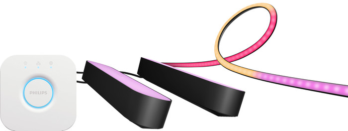 Philips Hue Play Lightstrip PC 32 - 34 + Lichtbalk Zwart Duo Main Image