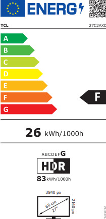 TCL C2 27C2A energielabel