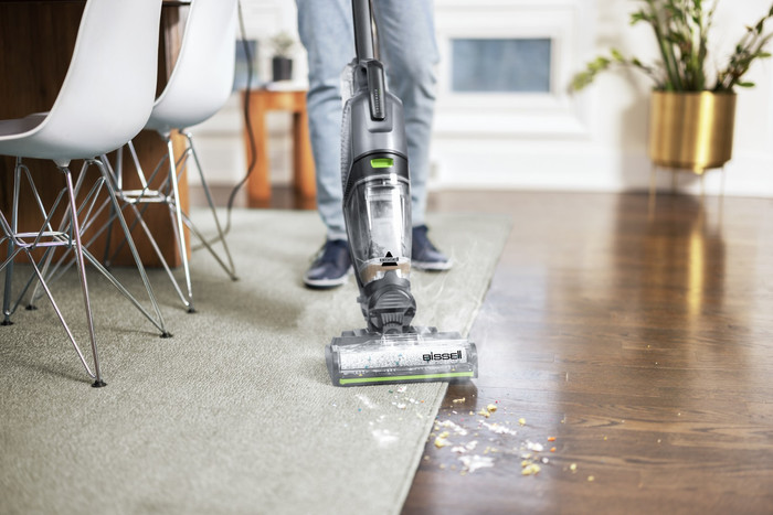 Bissell CrossWave Hydrosteam PET Pro product in gebruik