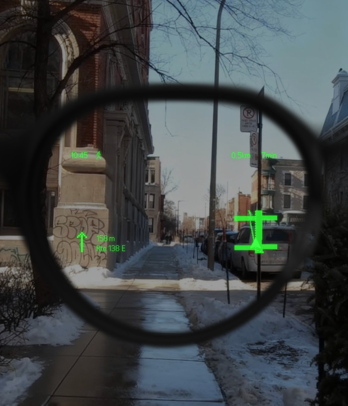 EvenRealities Even G2A Smart Glasses Bruin product in gebruik