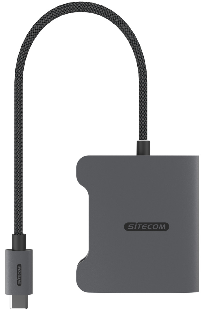 Sitecom USB-C to Dual HDMI Adapter front