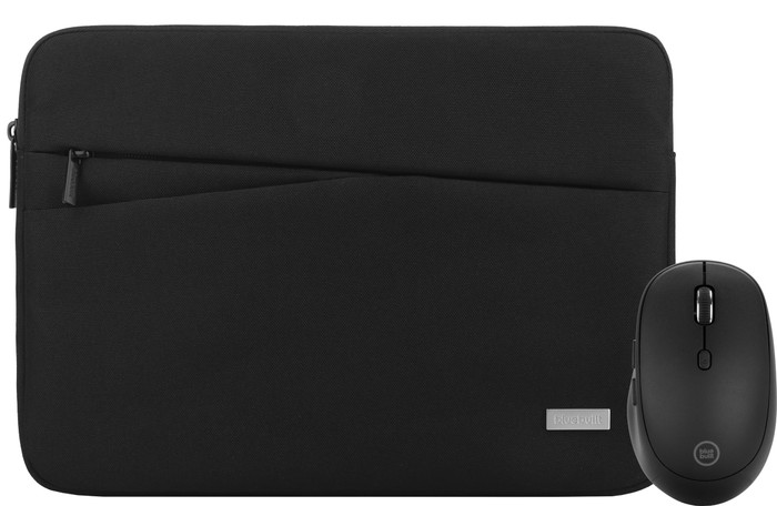 BlueBuilt Premium Laptophoes voor Apple MacBook Air 13 inch Zwart + BlueBuilt Tradendum Draadloze Bluetooth Muis Main Image