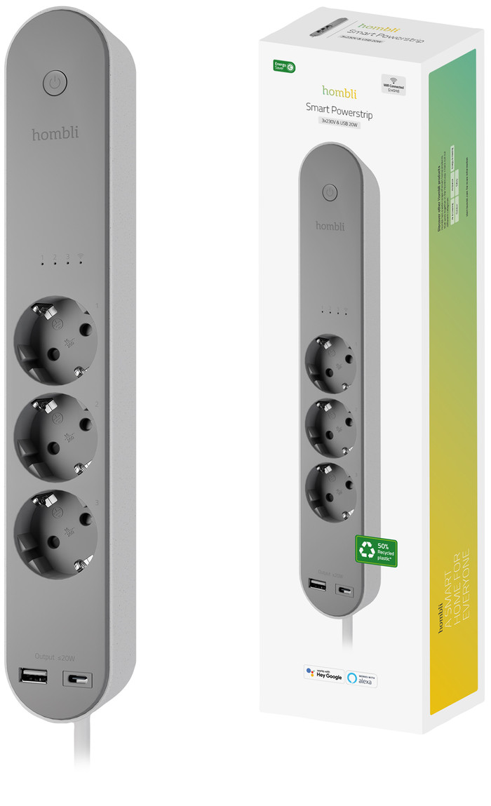 Hombli Smart Power Strip packaging