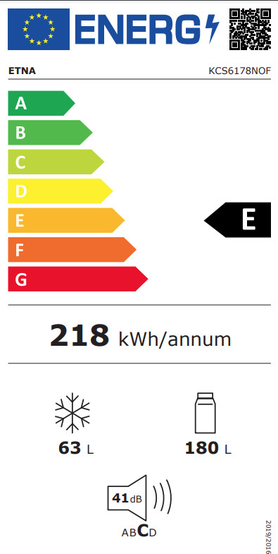 ETNA KCS6178NOF energielabel