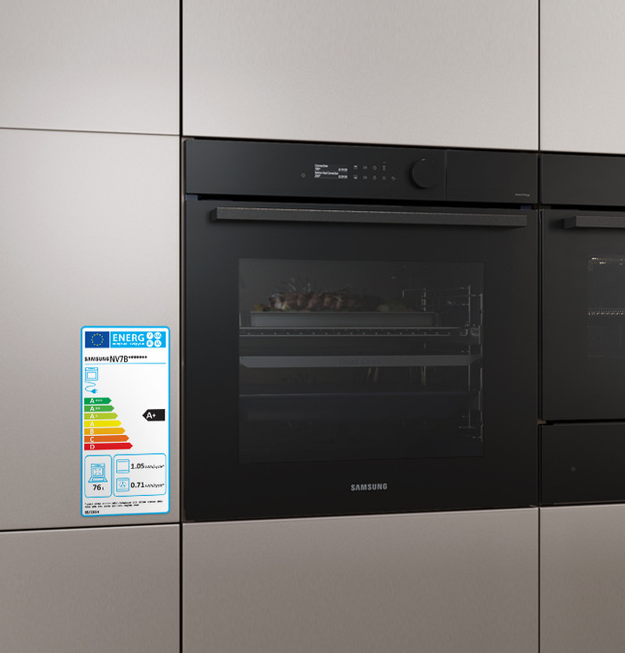 Samsung NV7B5755SAK/U1 Dual Cook Flex energy label