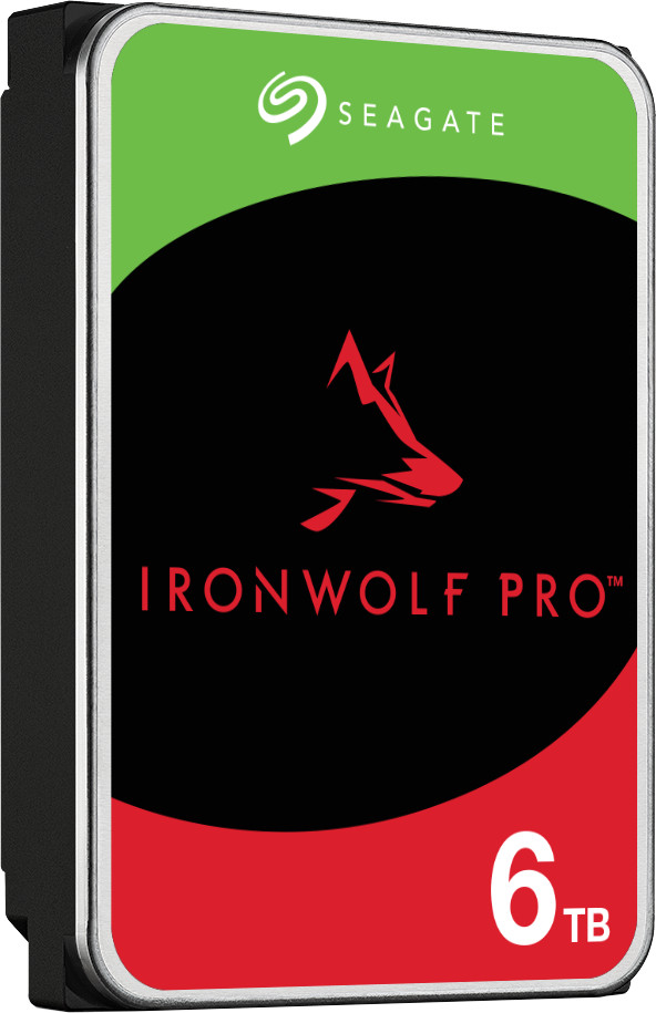 Seagate Ironwolf Pro 6TB linkerkant