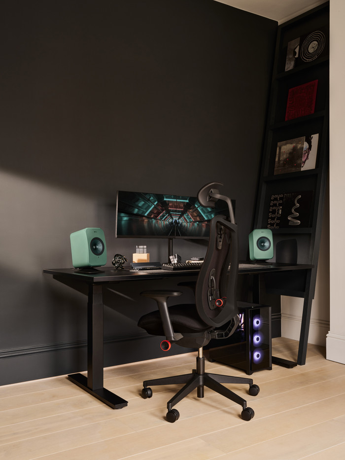 KEF LSX II LT Groen product in gebruik