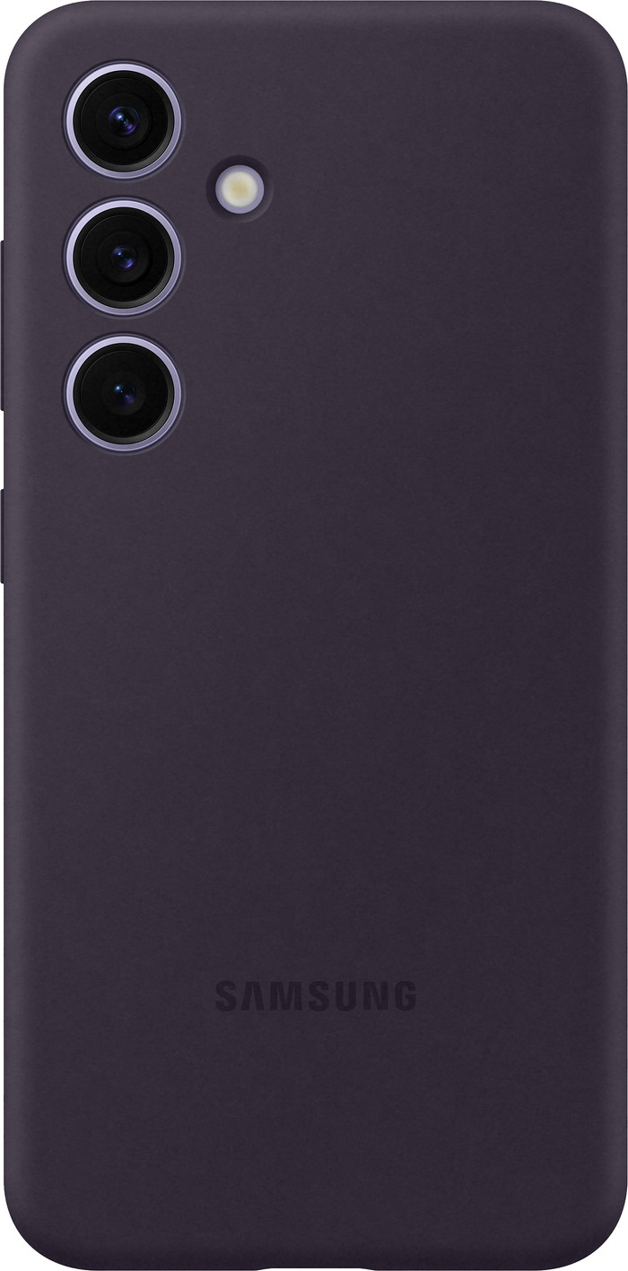Samsung Galaxy S24 Siliconen Back Cover Donkerpaars Main Image