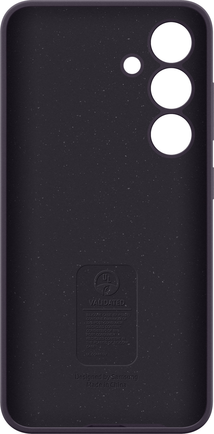 Samsung Galaxy S24 Siliconen Back Cover Donkerpaars voorkant