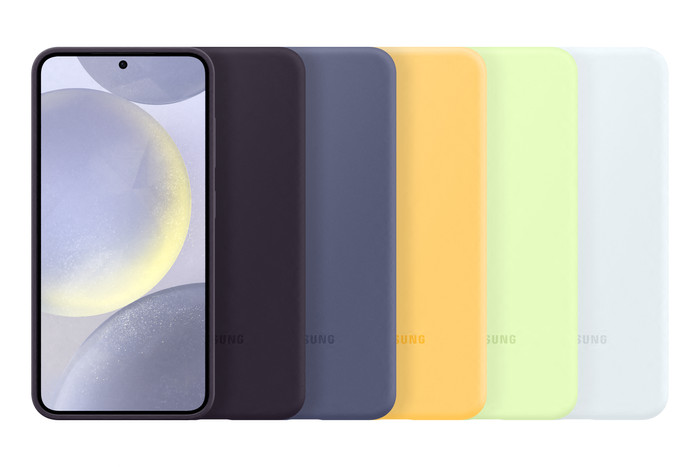 Samsung Galaxy S24 Siliconen Back Cover Donkerpaars voorkant