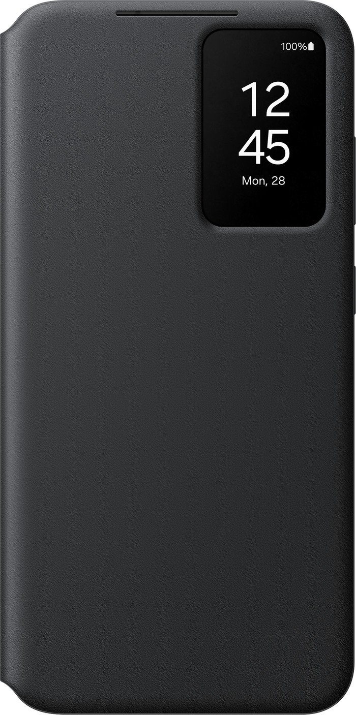 Samsung Galaxy S24 Plus Smart View Book Case Zwart voorkant