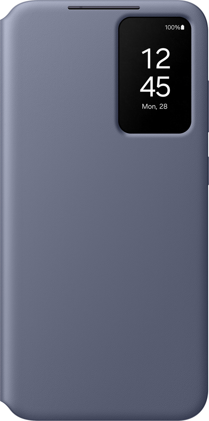 Samsung Galaxy S24 Plus Smart View Book Case Paars voorkant