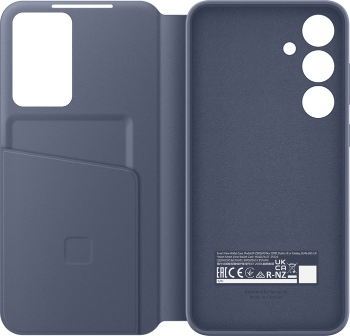 Samsung Galaxy S24 Plus Smart View Book Case Paars achterkant