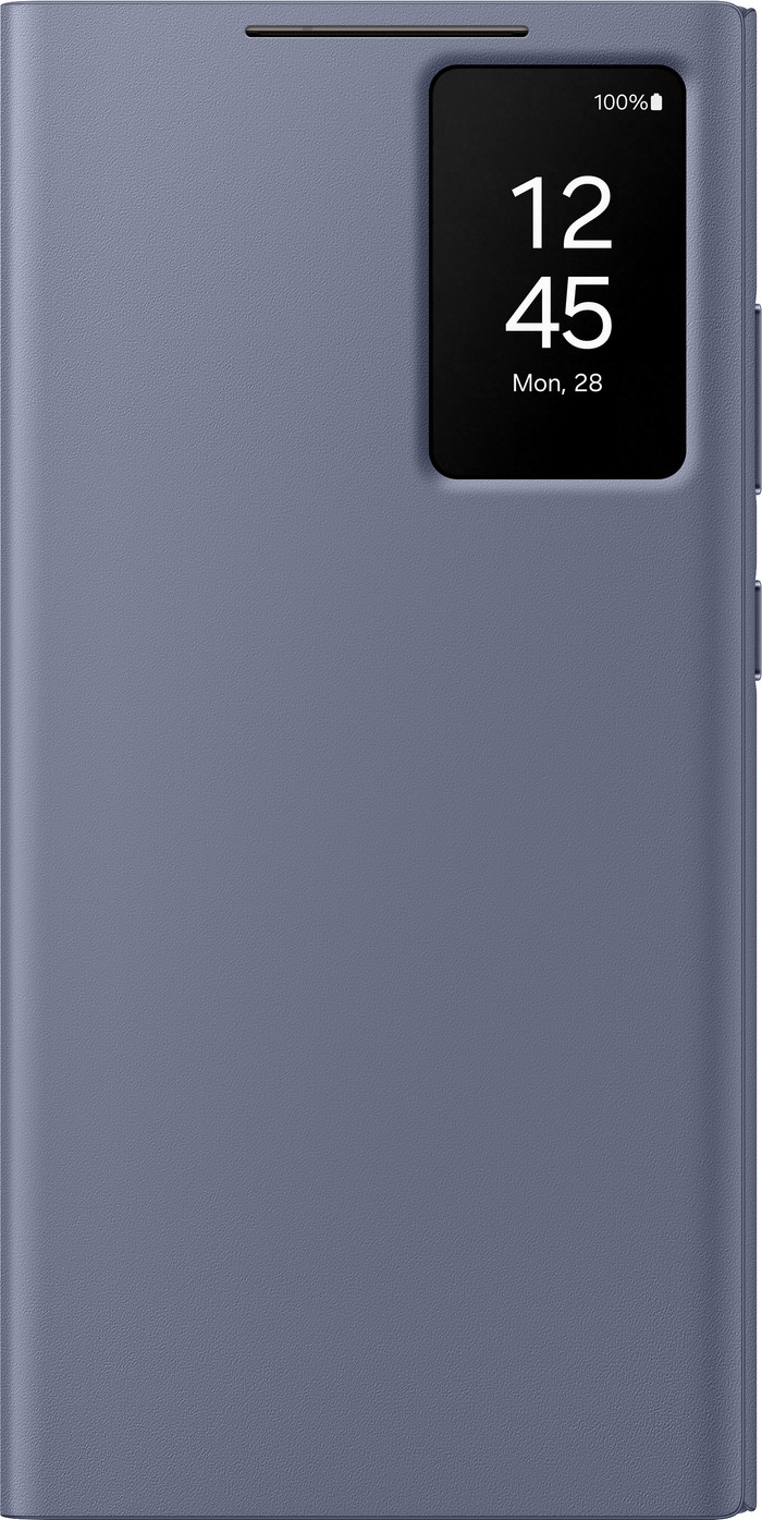 Samsung Galaxy S24 Ultra Smart View Book Case Paars voorkant