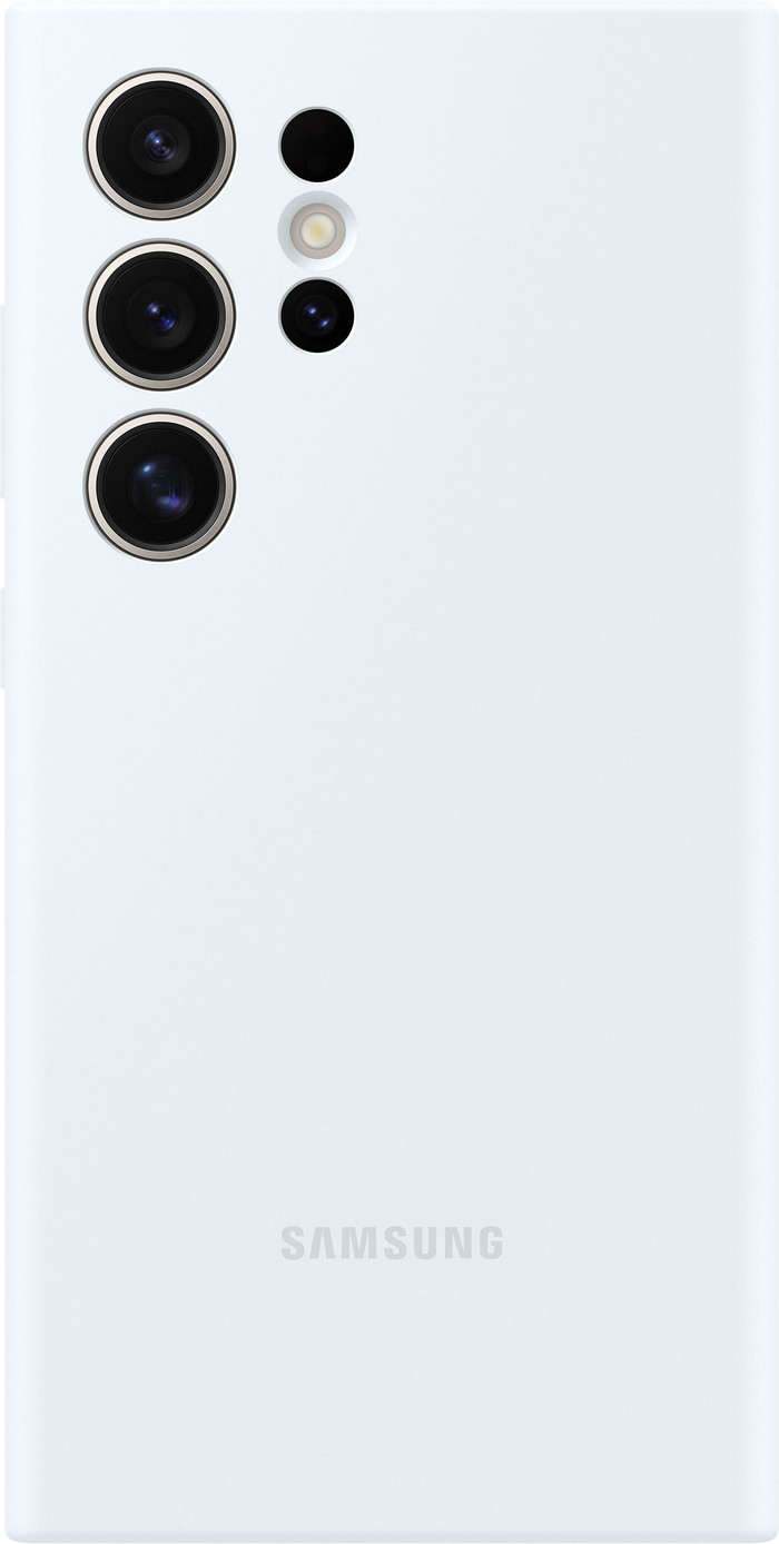 Samsung Galaxy S24 Ultra Siliconen Back Cover Wit Main Image