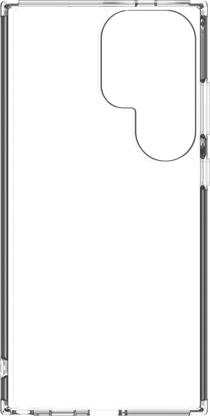 BlueBuilt Protective Back Cover Samsung Galaxy S24 Ultra Transparant voorkant