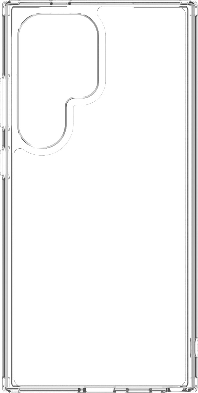 BlueBuilt Protective Back Cover Samsung Galaxy S24 Ultra Transparant achterkant