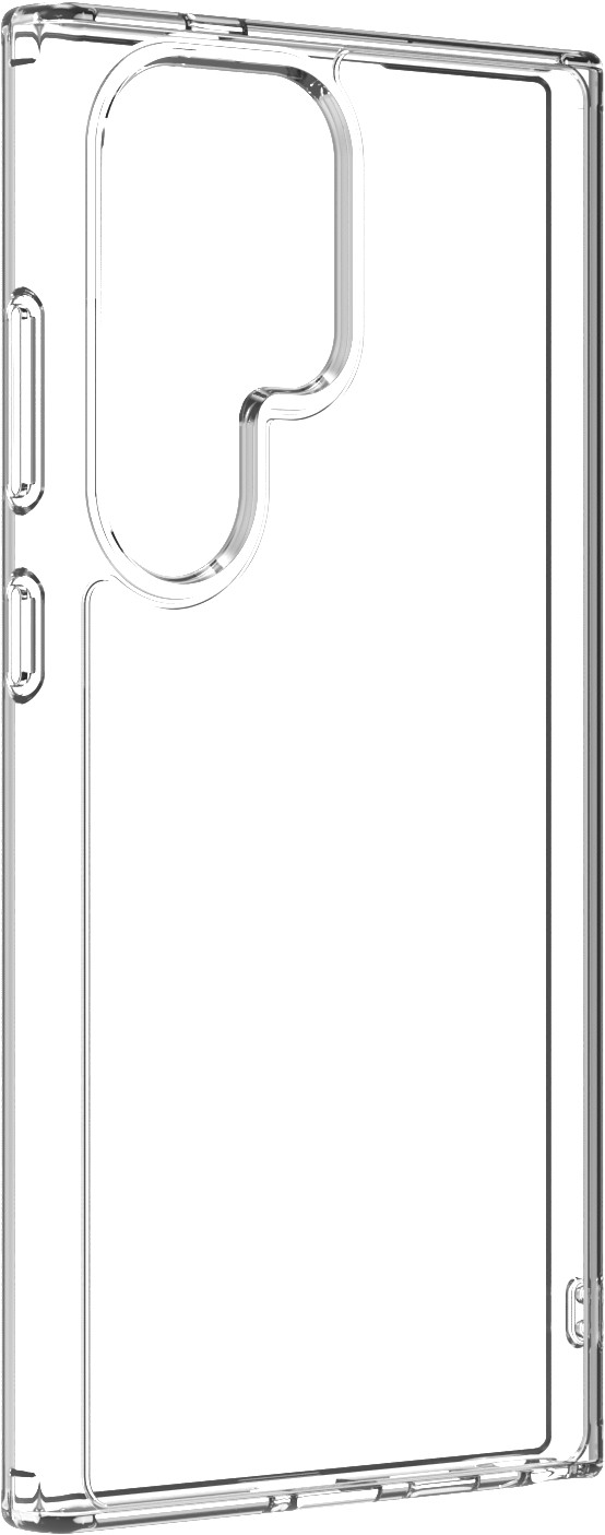 BlueBuilt Protective Back Cover Samsung Galaxy S24 Ultra Transparant linkerkant